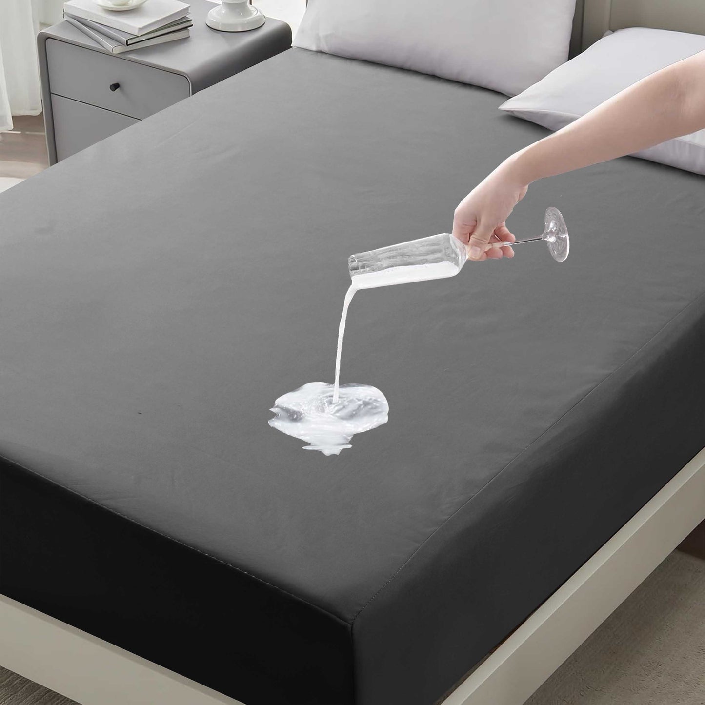 Waterproof Deep Pocket Fitted Sheet