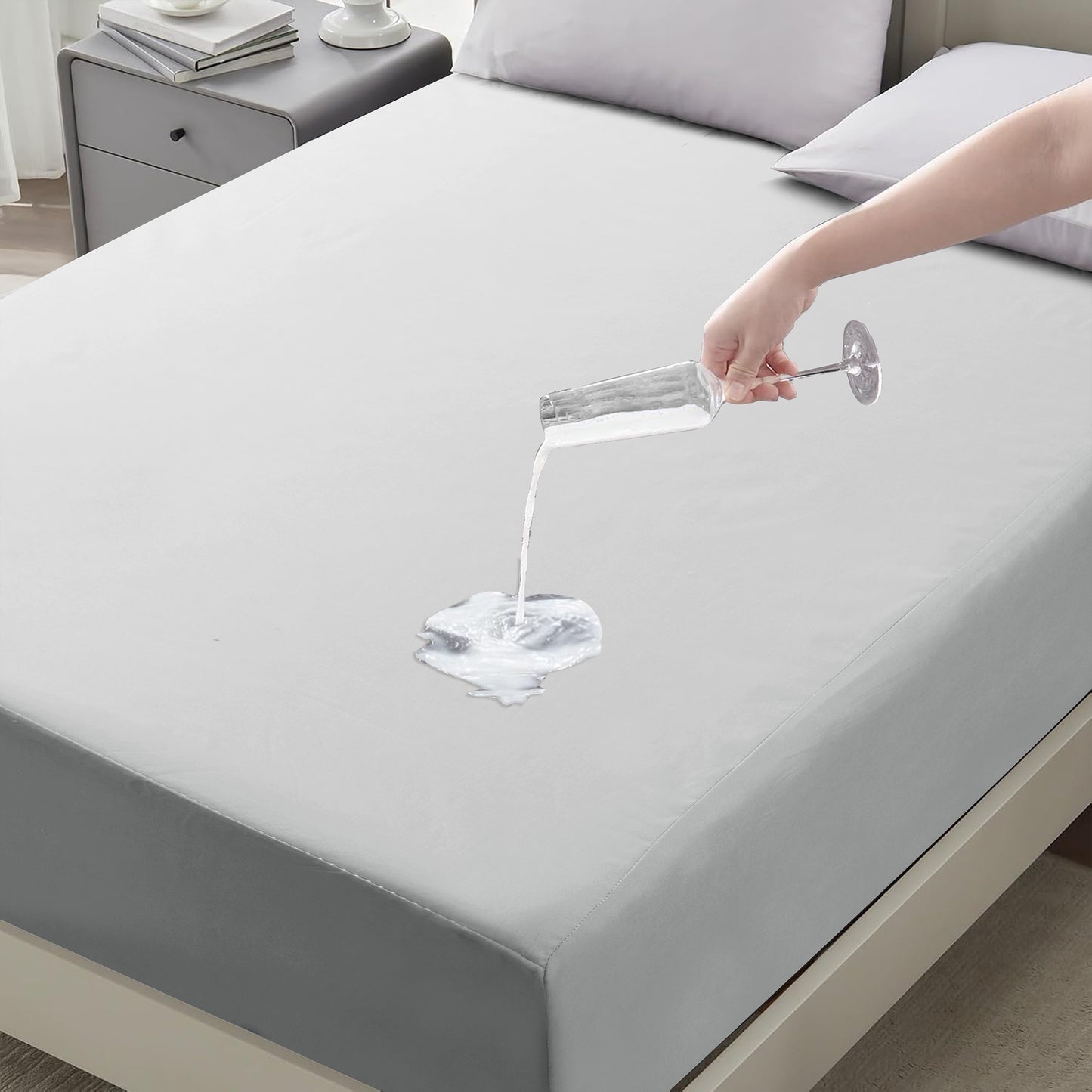 Waterproof Deep Pocket Fitted Sheet