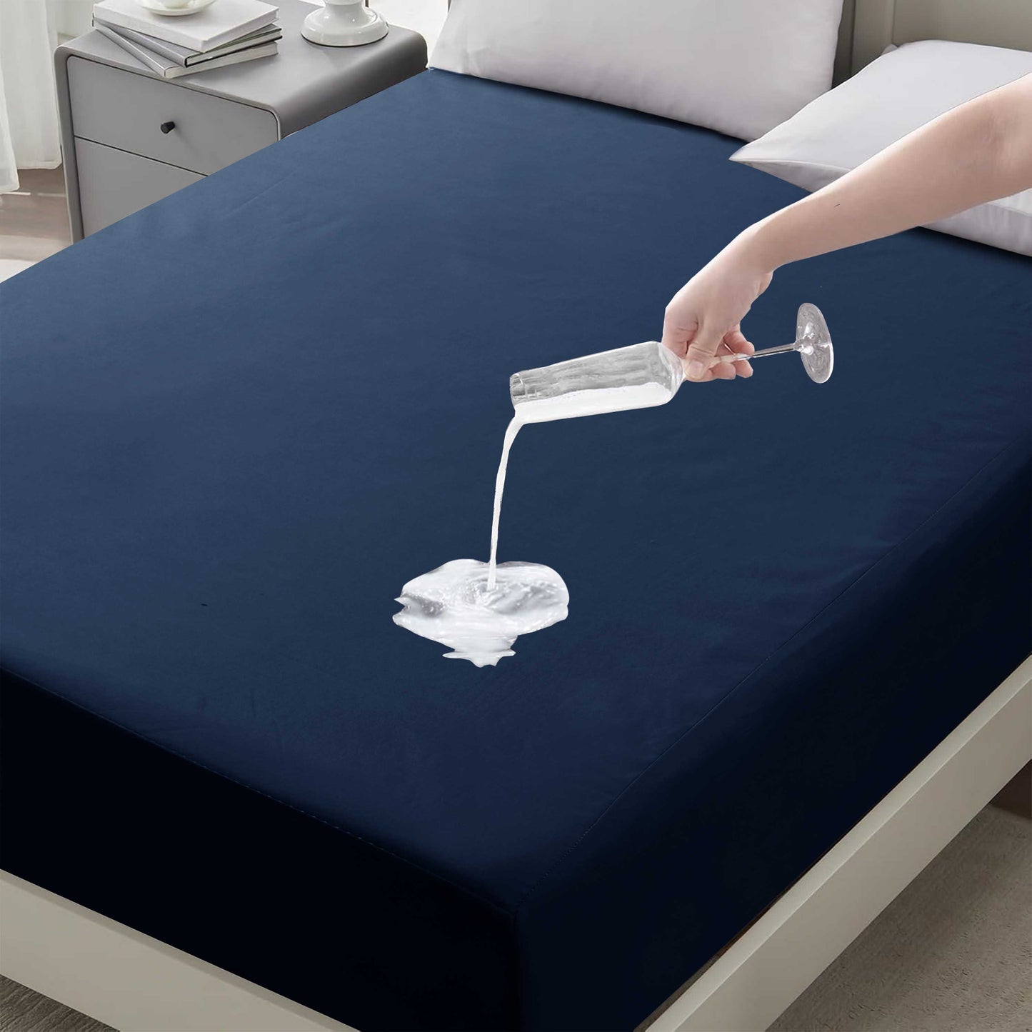 Waterproof Deep Pocket Fitted Sheet
