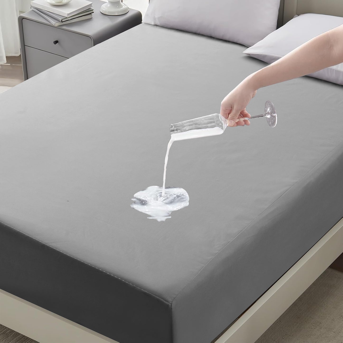 Waterproof Deep Pocket Fitted Sheet