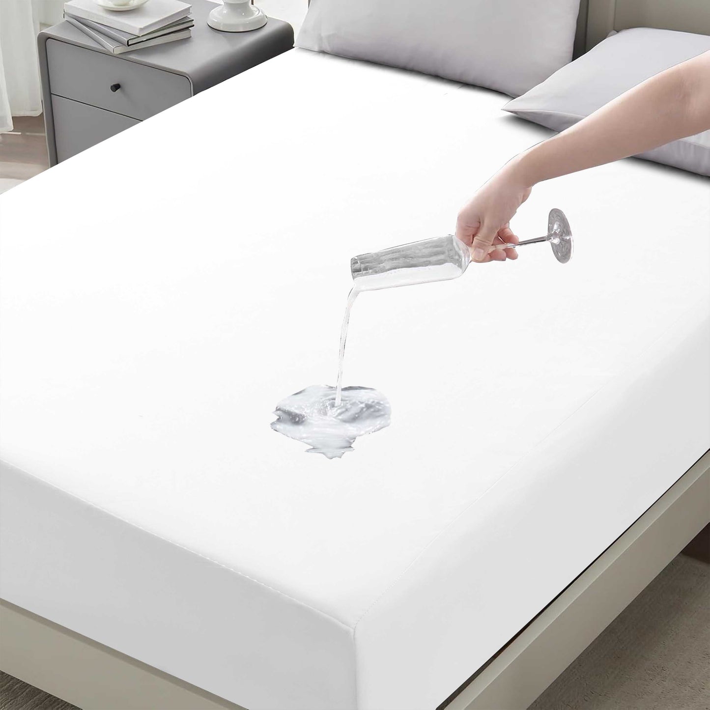 Waterproof Deep Pocket Fitted Sheet
