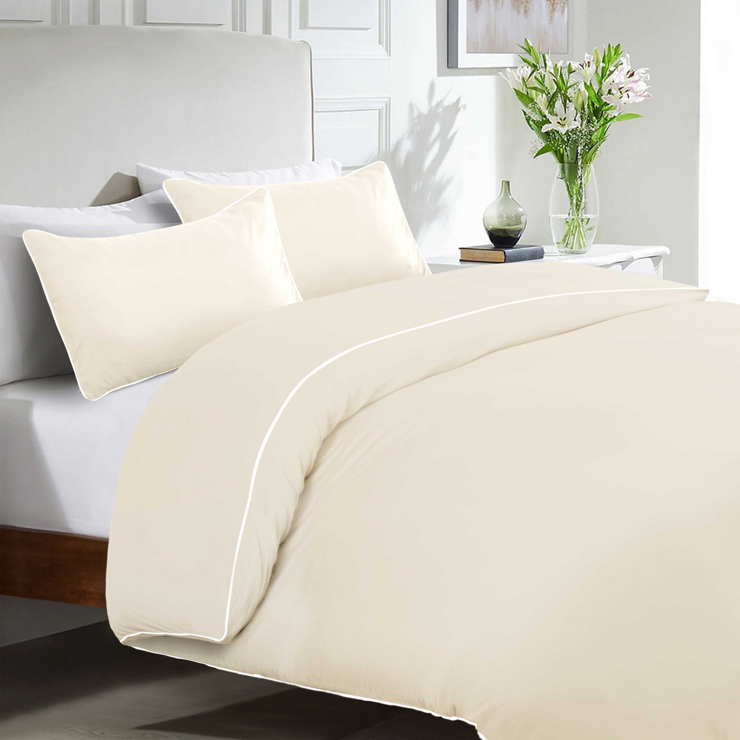 Piping Duvet Cover Set