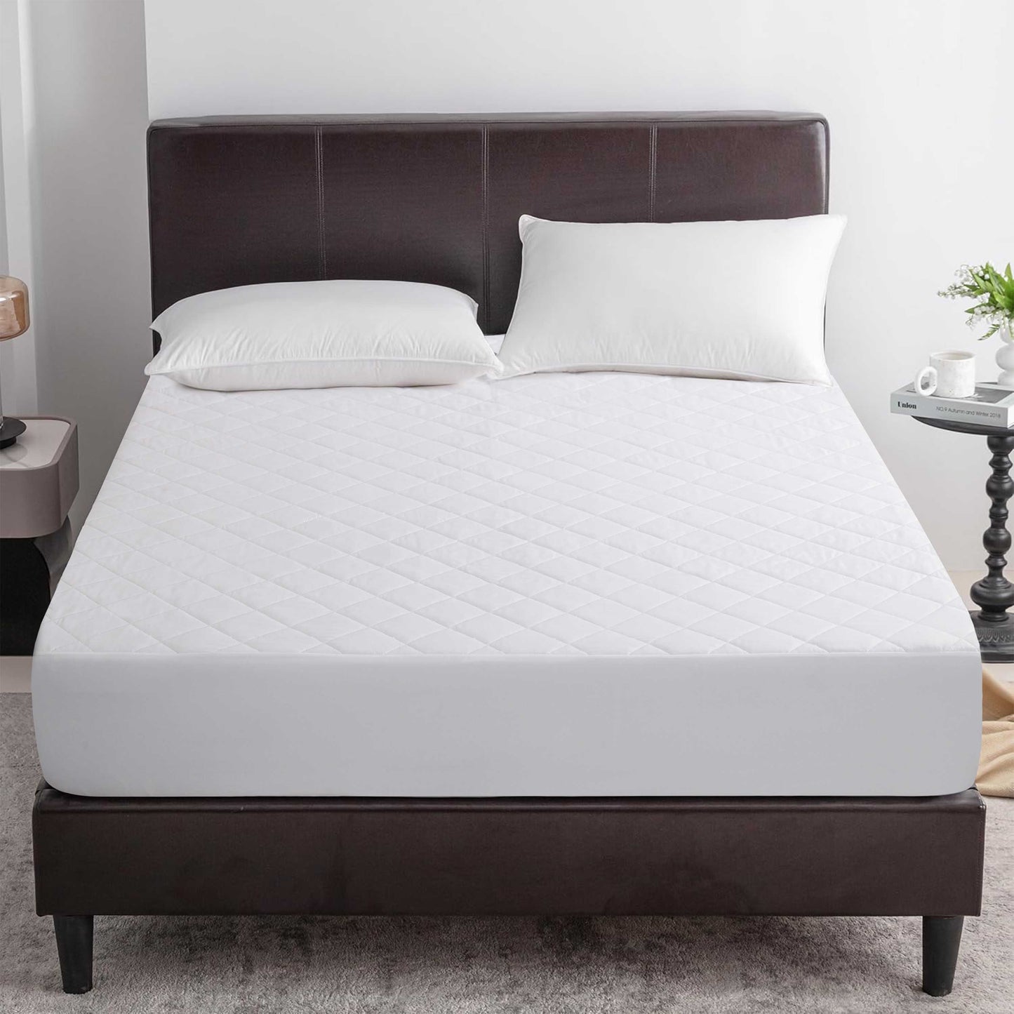 Quilted Mattress Protector 30 CM Deep Fitted
