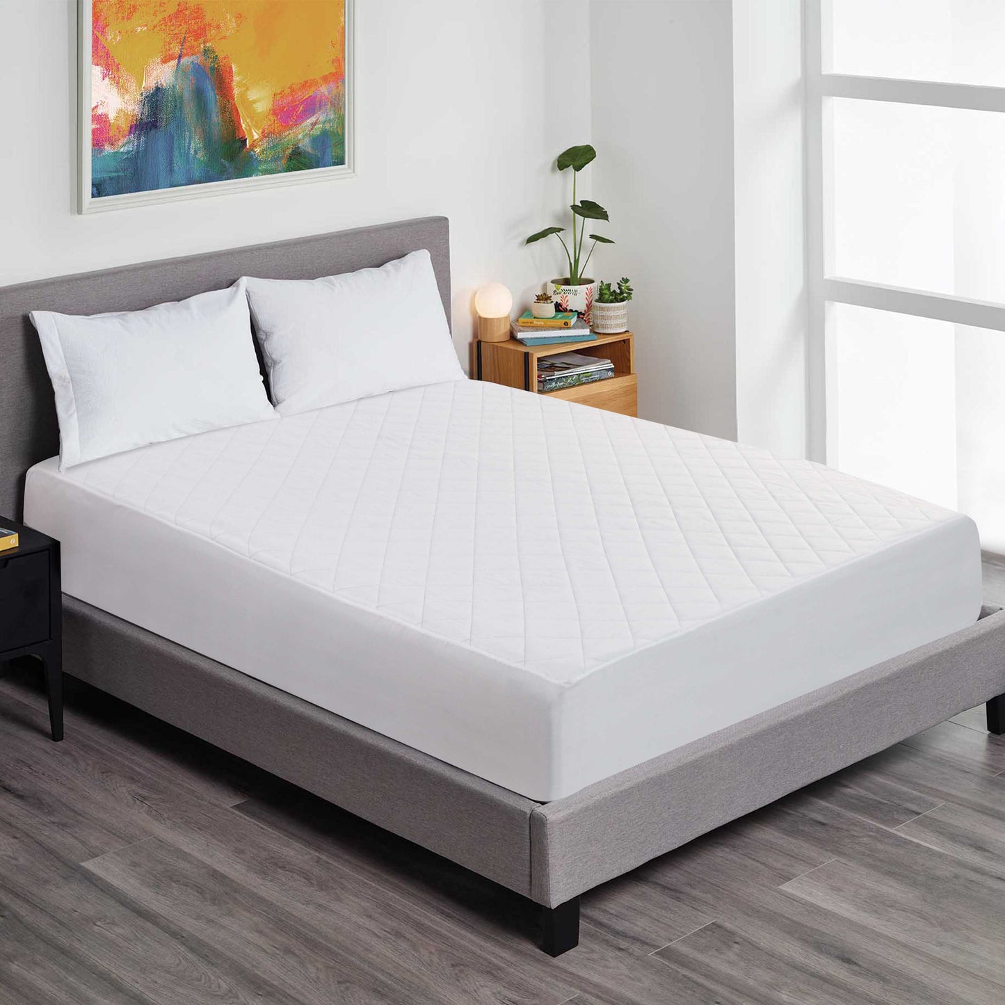 Quilted Mattress Protector 30 CM Deep Fitted