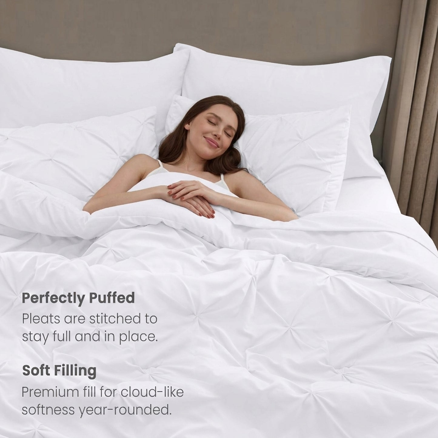 Pintuck Duvet Cover Set