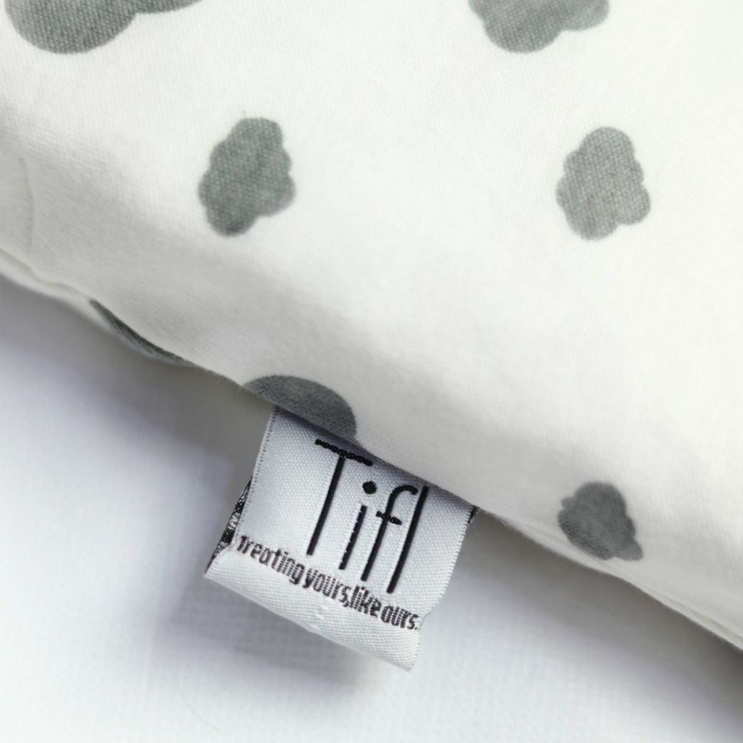 Baby Swaddle Grey (Stripes, Clouds, Stars)