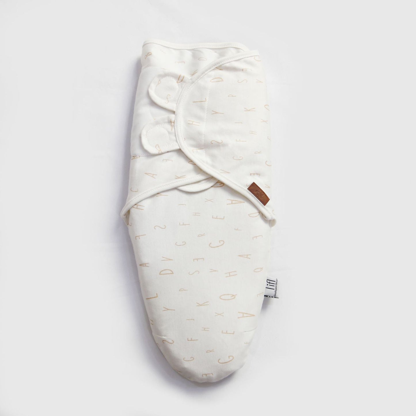 Baby Swaddle Ivory Cream (ABC, Sun, Banana)