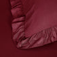 Ruffled Borders Duvet Cover Set
