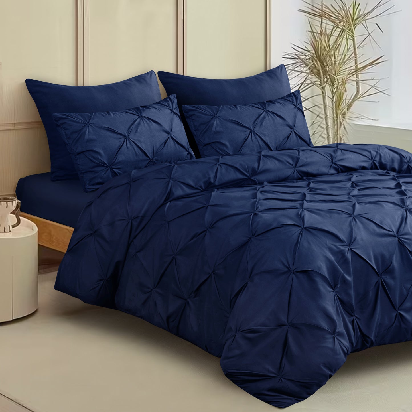 Pintuck Duvet Cover Set