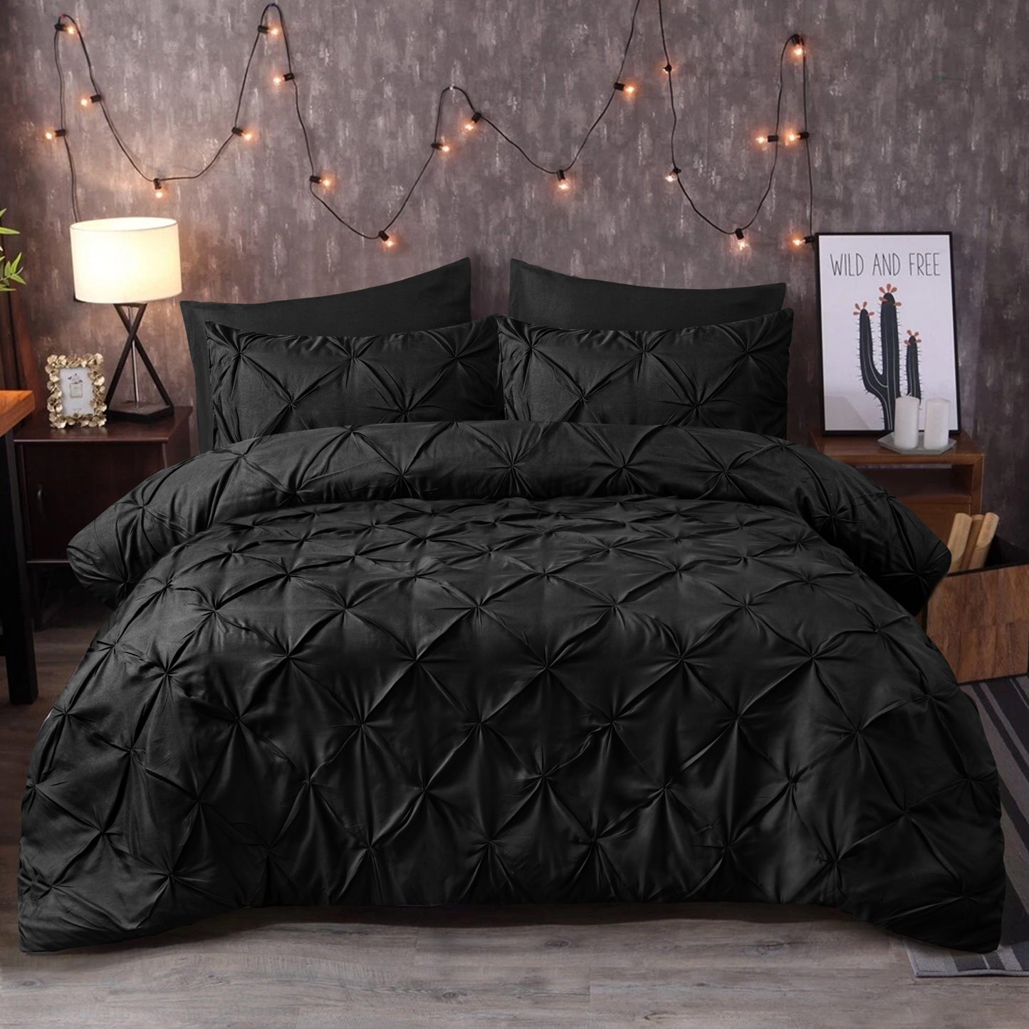Pintuck Duvet Cover Set