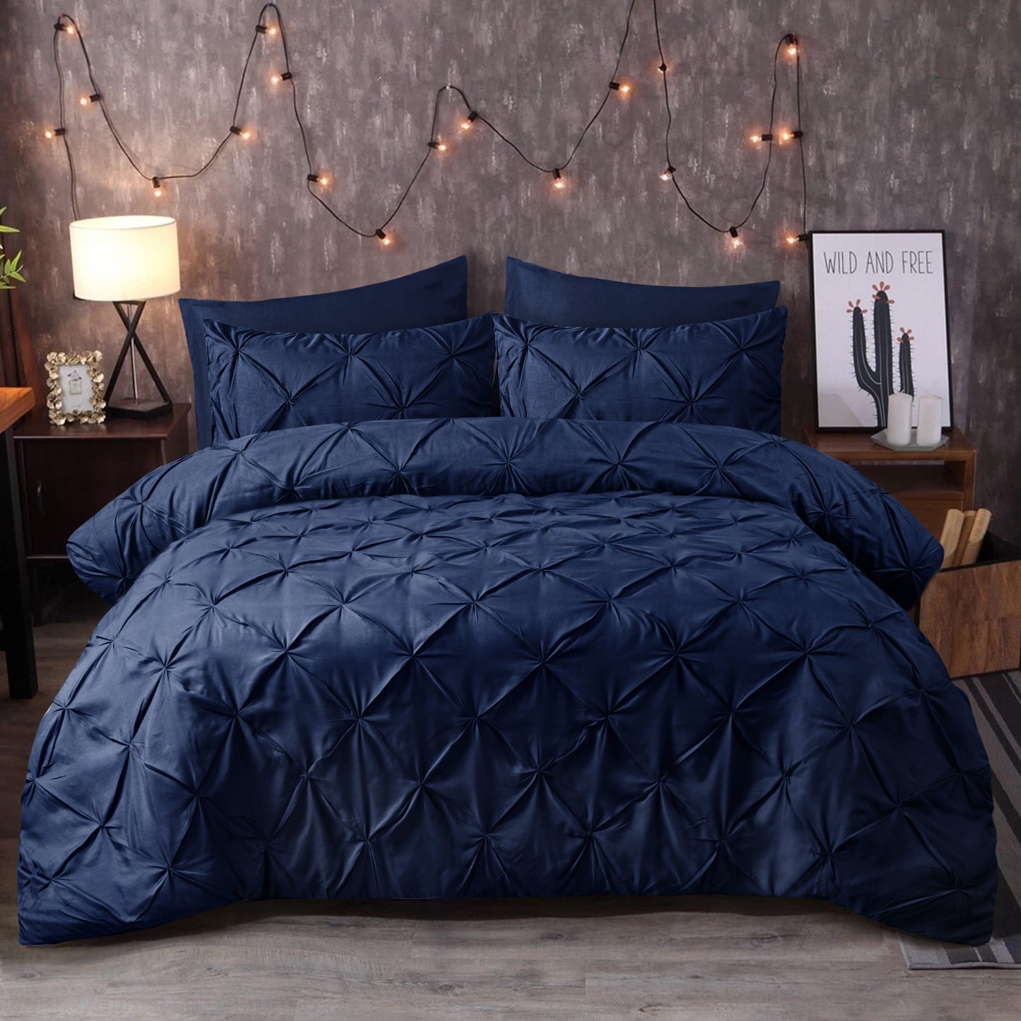 Pintuck Duvet Cover Set