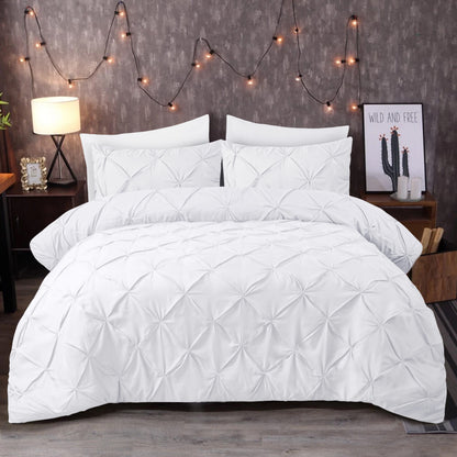 Pintuck Duvet Cover Set