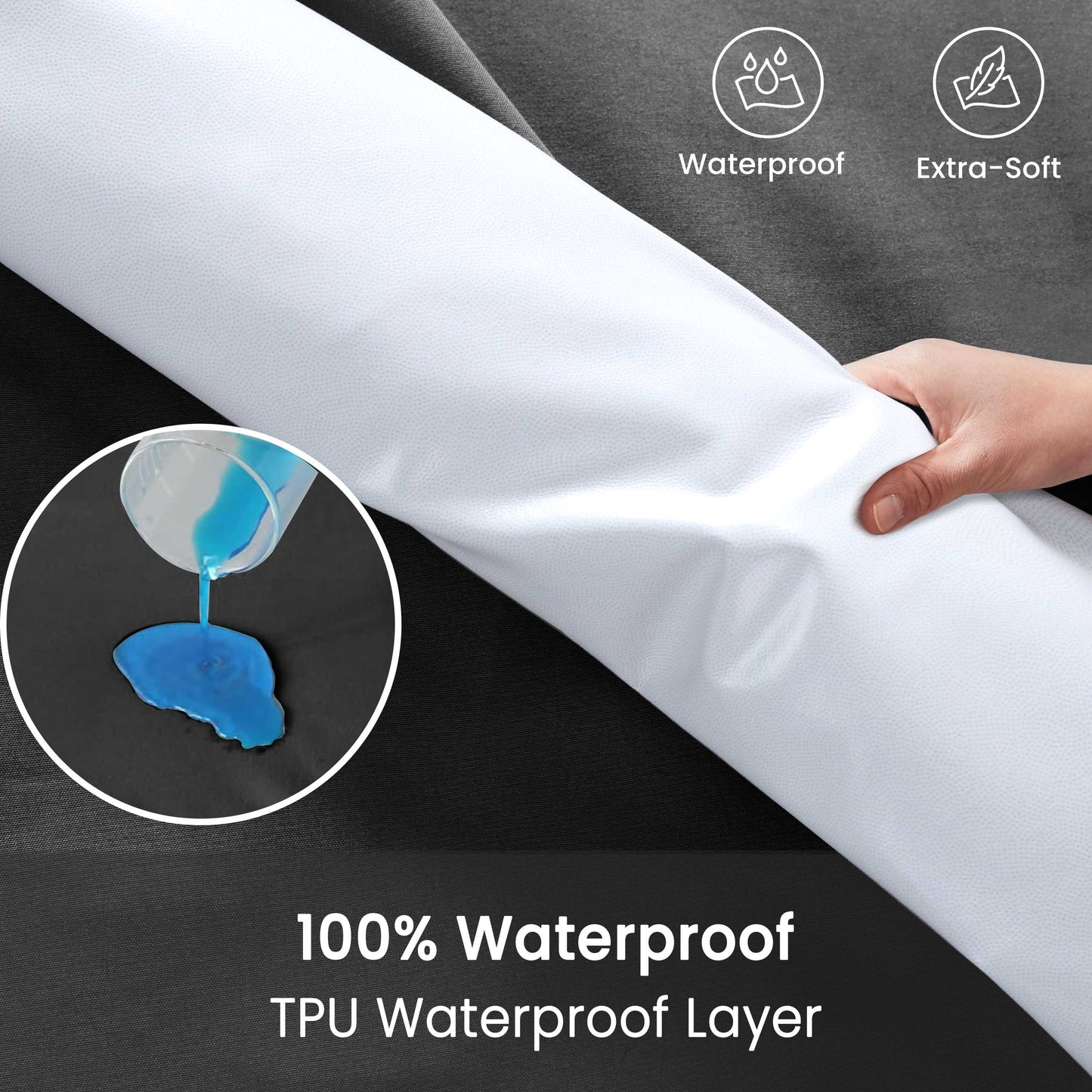 Waterproof Deep Pocket Fitted Sheet