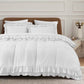Ruffled Borders Duvet Cover Set