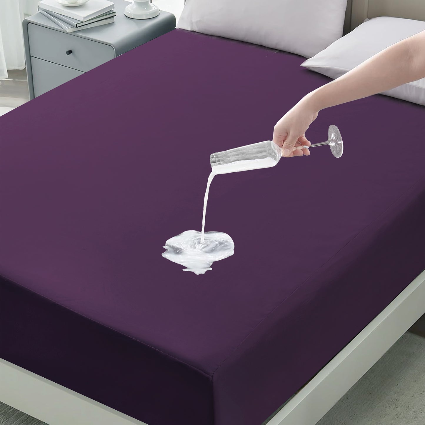 Waterproof Deep Pocket Fitted Sheet