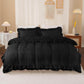Ruffled Borders Duvet Cover Set