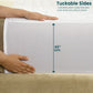 Microfiber Absorbency Bed Pad with Tuckable Side