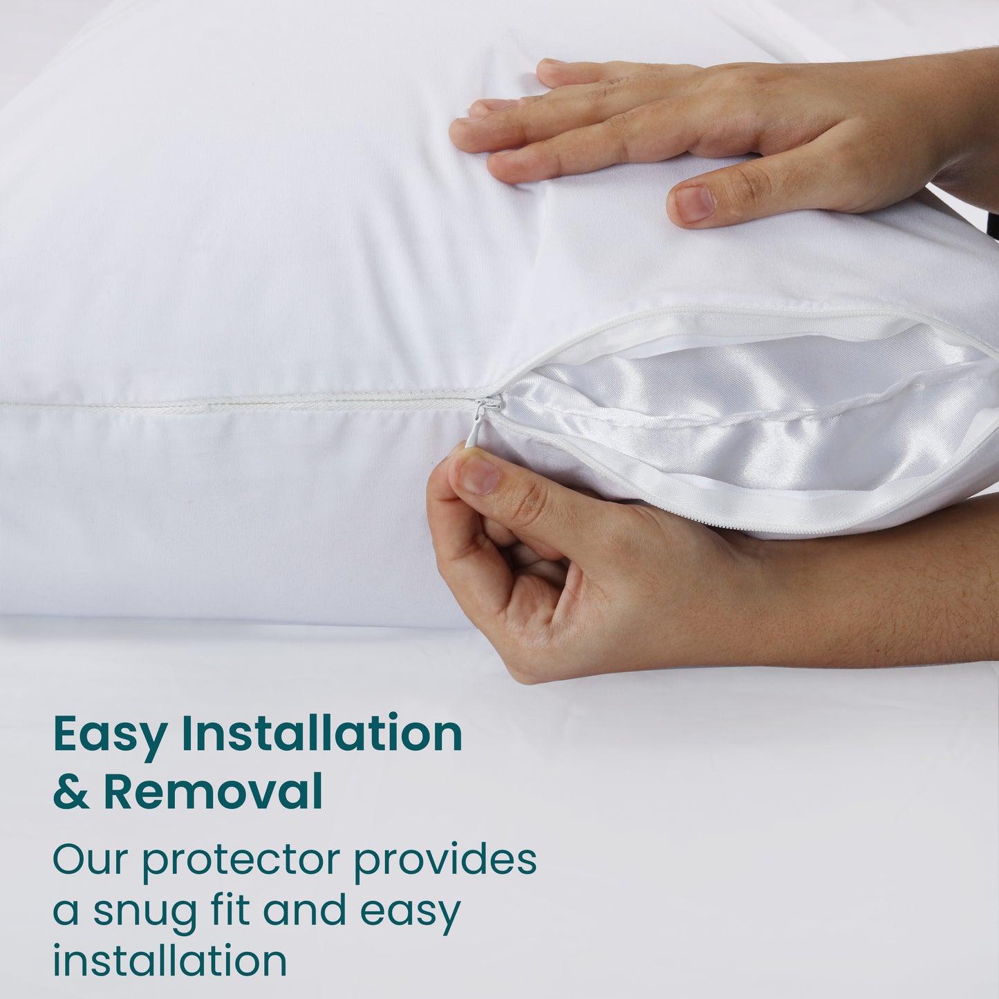 Waterproof Zippered Pillow Protector