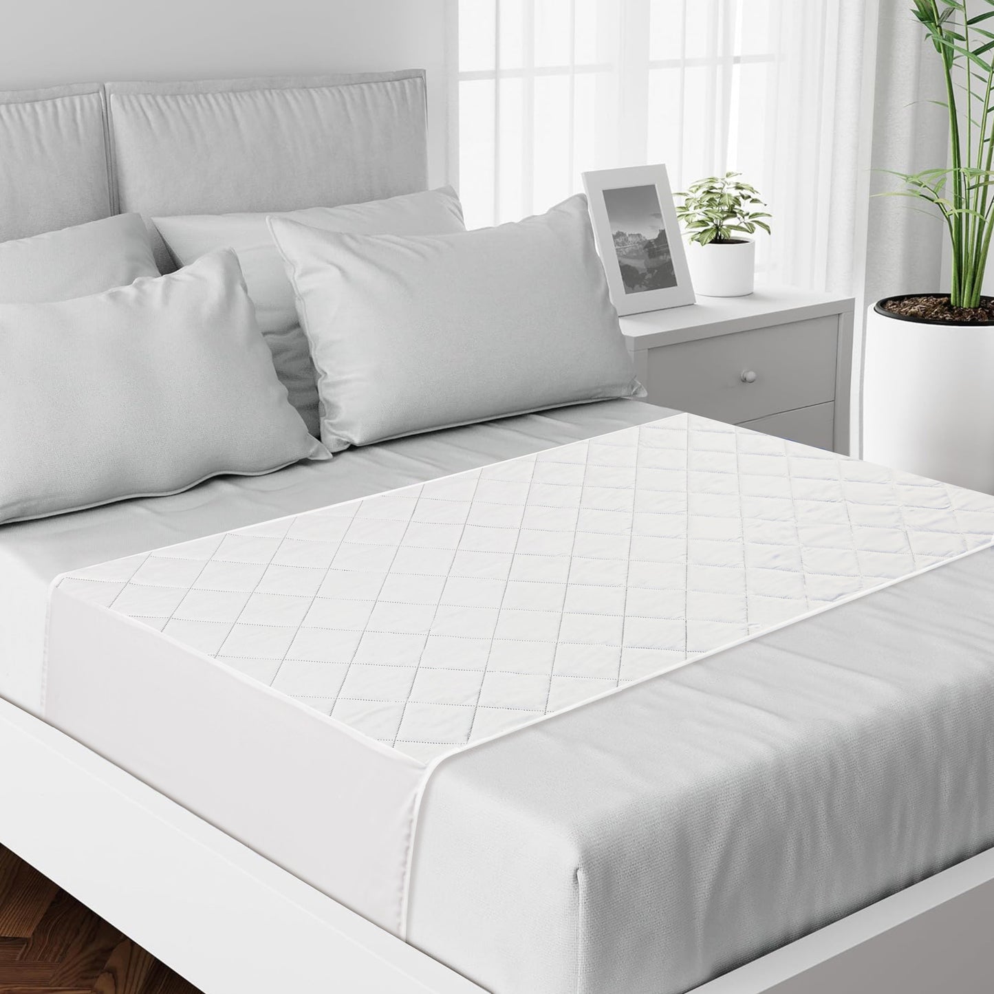 Microfiber Absorbency Bed Pad with Tuckable Side