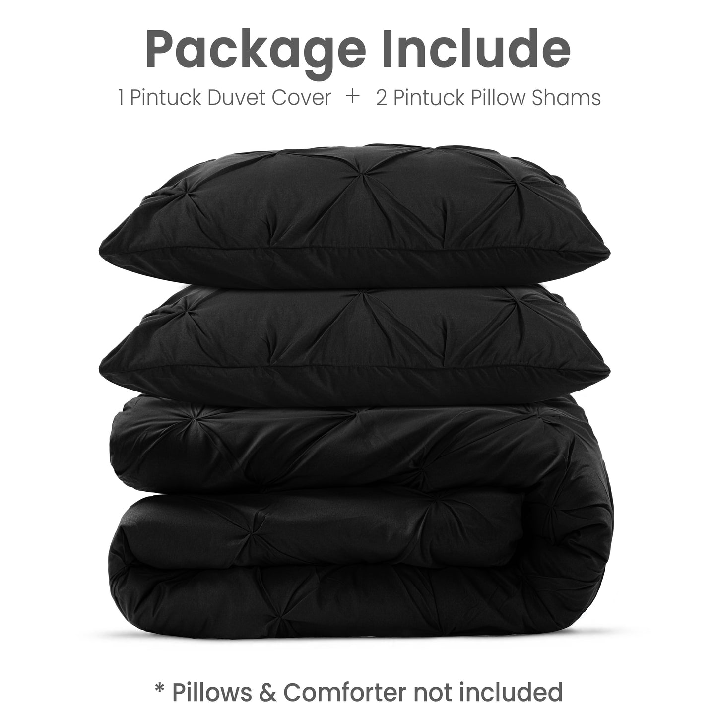 Pintuck Duvet Cover Set
