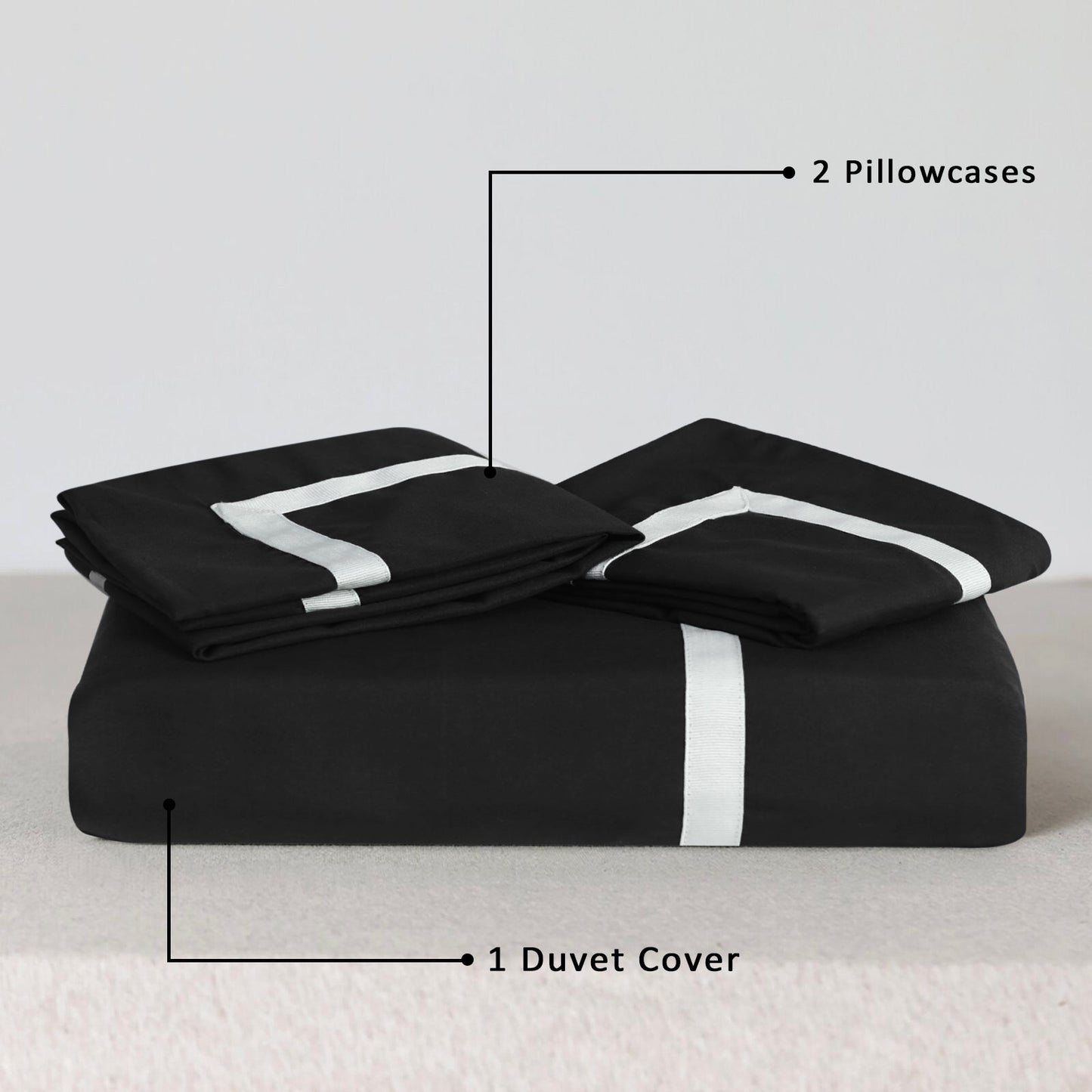 Ribbon Duvet Cover Set