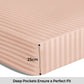 Premium Quality Stripe Fitted Sheet