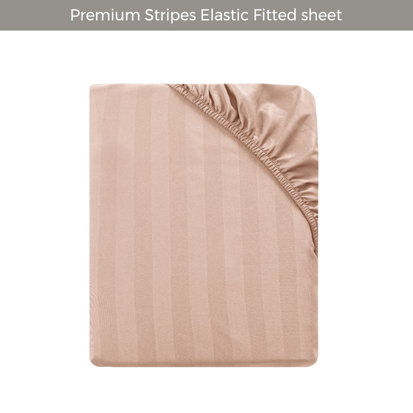 Premium Quality Stripe Fitted Sheet