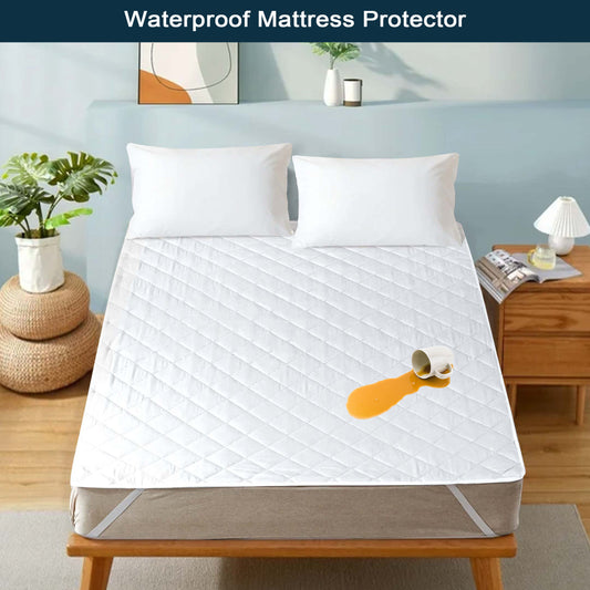 Waterproof Mattress Protector With Elastic Strap