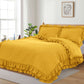 Ruffled Borders Duvet Cover Set