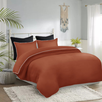 Piping Duvet Cover Set