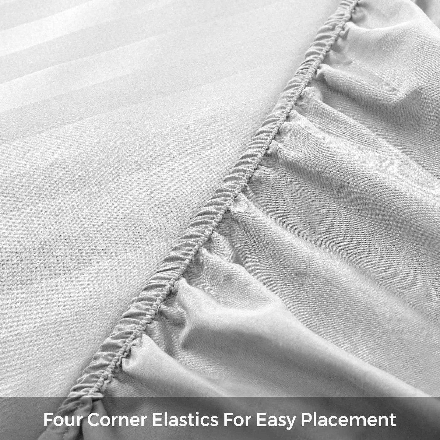 Premium Quality Stripe Fitted Sheet