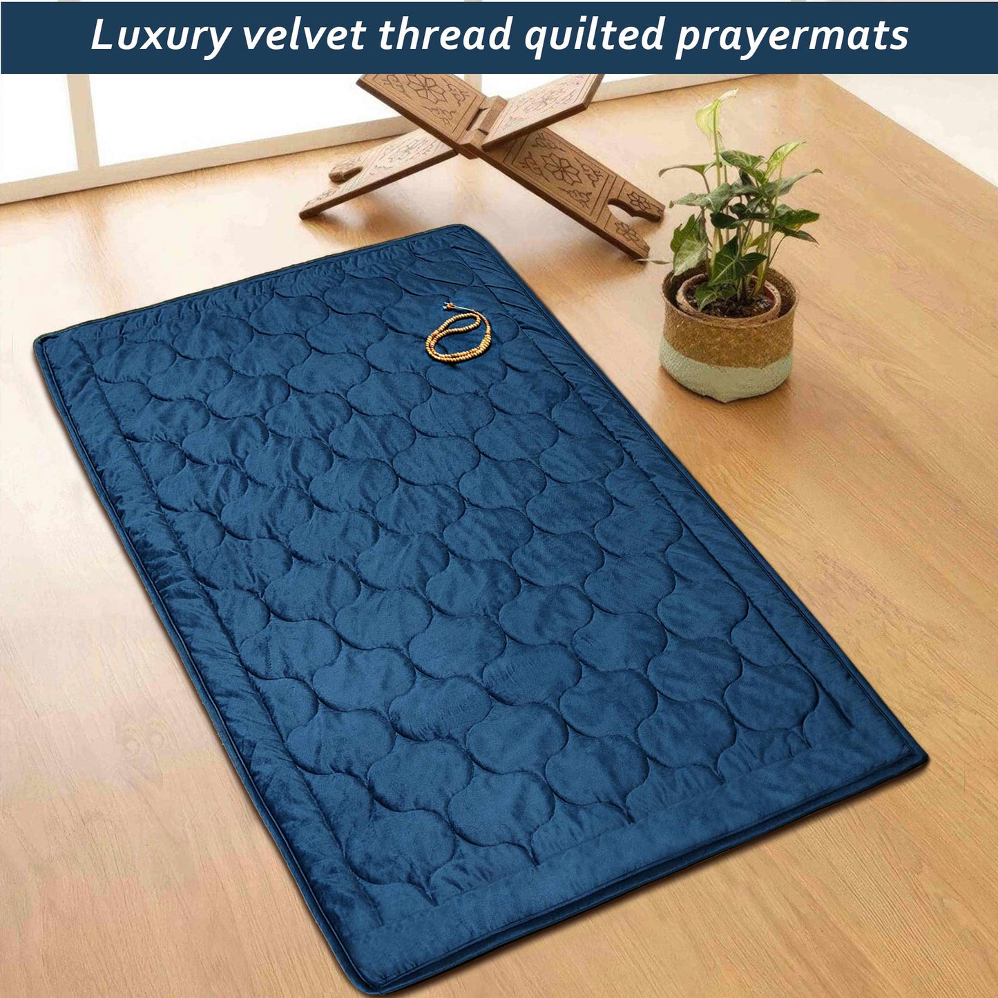 Cushioned Velvet Prayer Mat