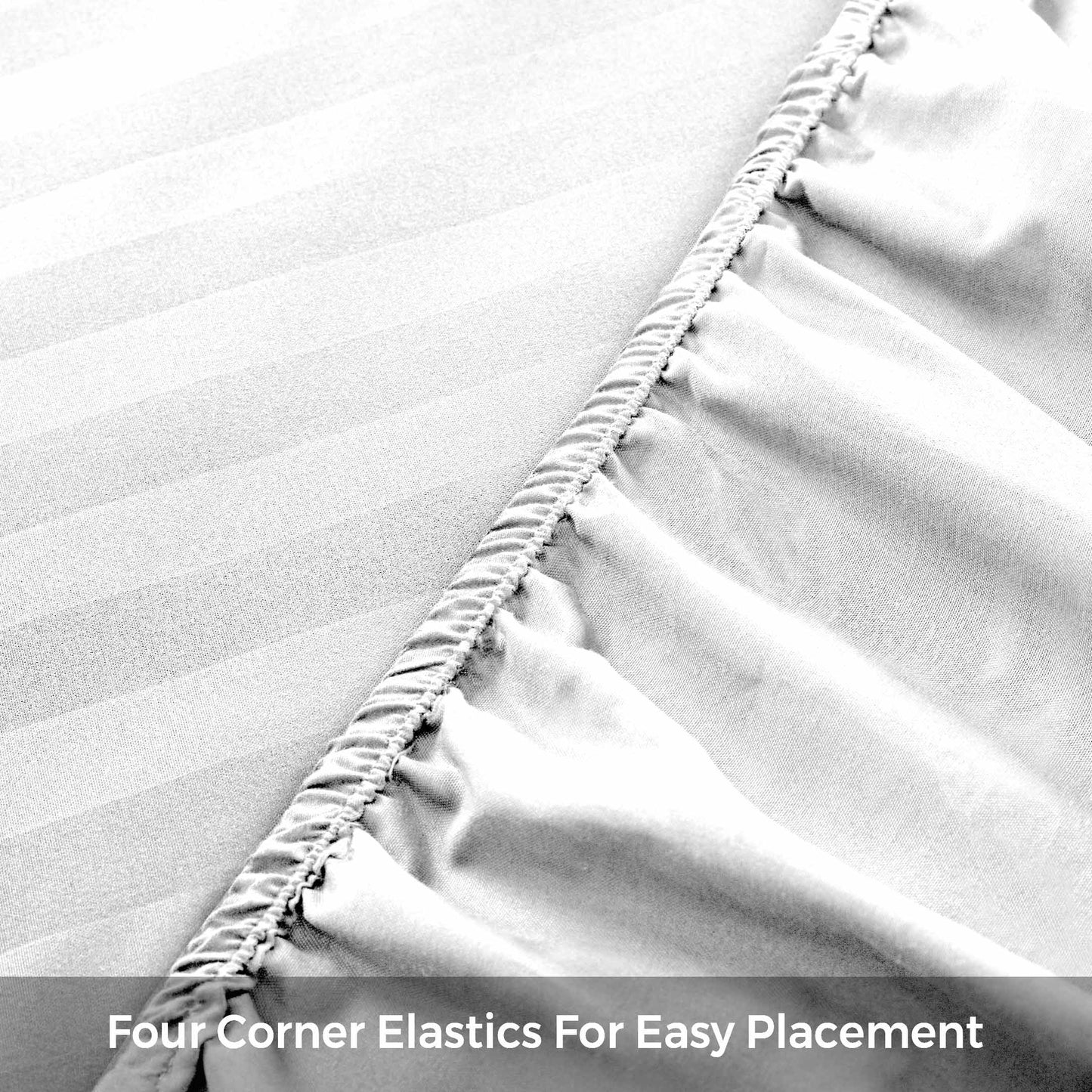 Premium Quality Stripe Fitted Sheet