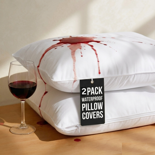 Waterproof Zippered Pillow Protector