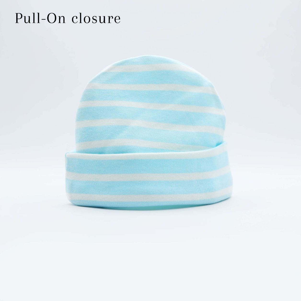 Baby Cap Light Blue Strips