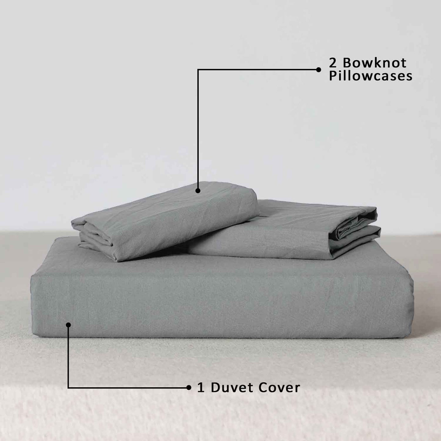 Knotted Duvet Cover Set