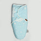 Baby Swaddle Light Blue (Stripes, Clouds, Stars)