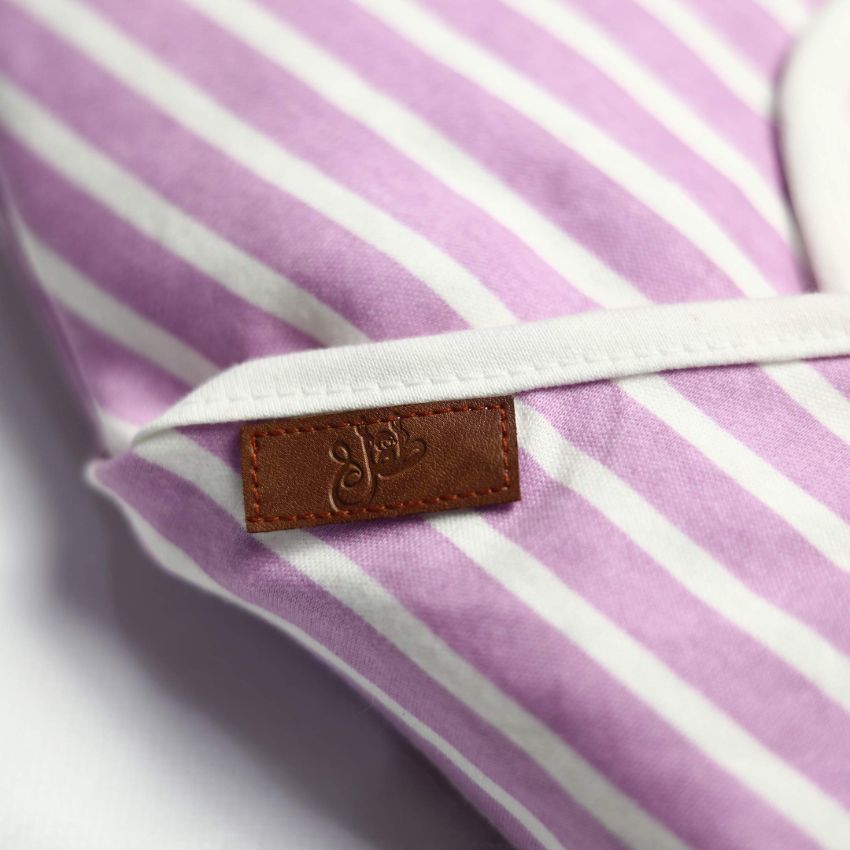 Baby Swaddle Lilac (Stripes, Clouds, Stars)