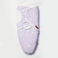 Baby Swaddle Lilac (Stripes, Clouds, Stars)