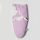 Baby Swaddle Lilac (Stripes, Clouds, Stars)