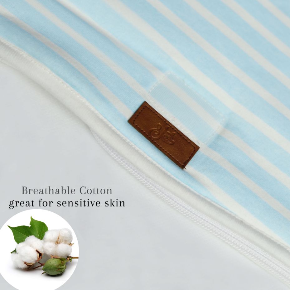 Light Blue Stripes Baby Sleeping Bag