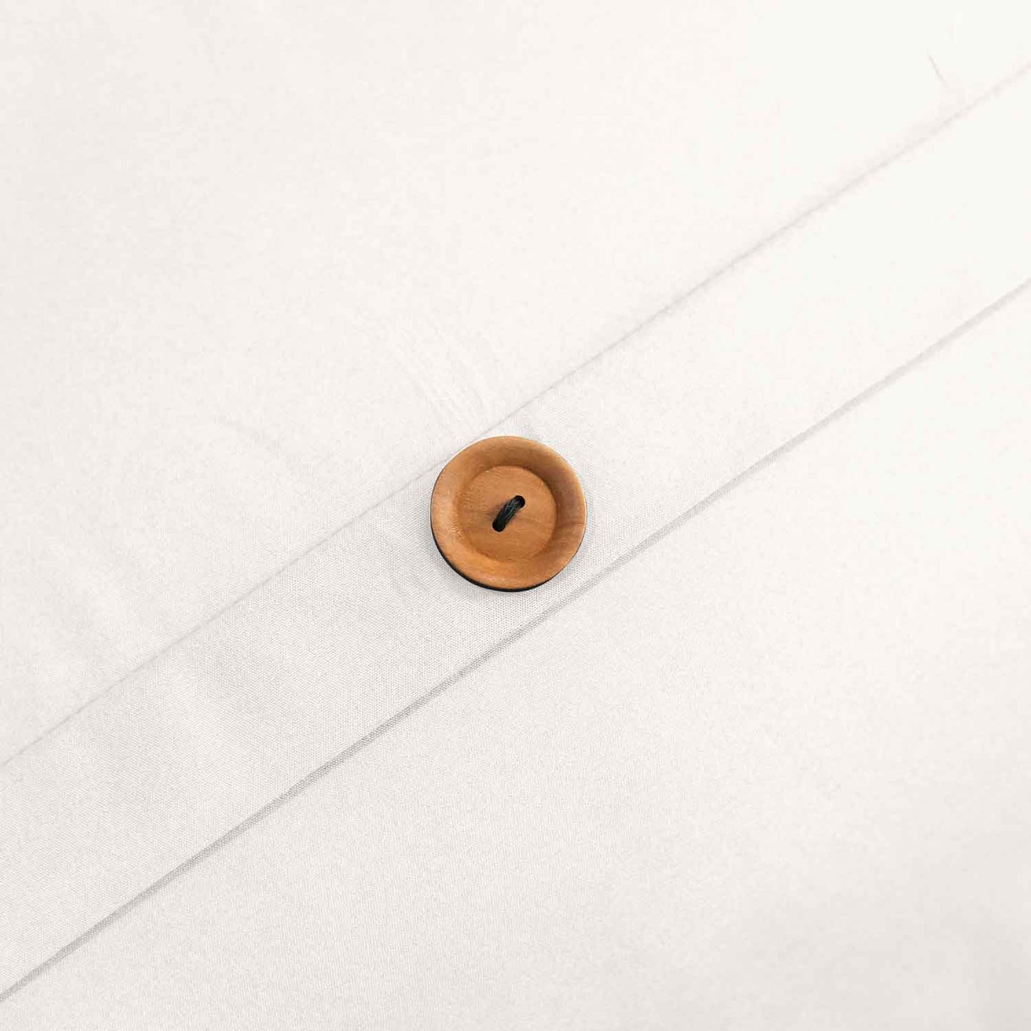 Wood Button Duvet Cover Set