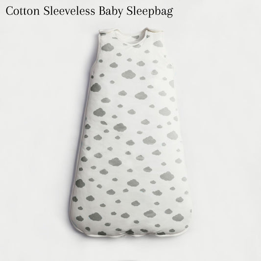 Grey Clouds Baby Sleeping Bag