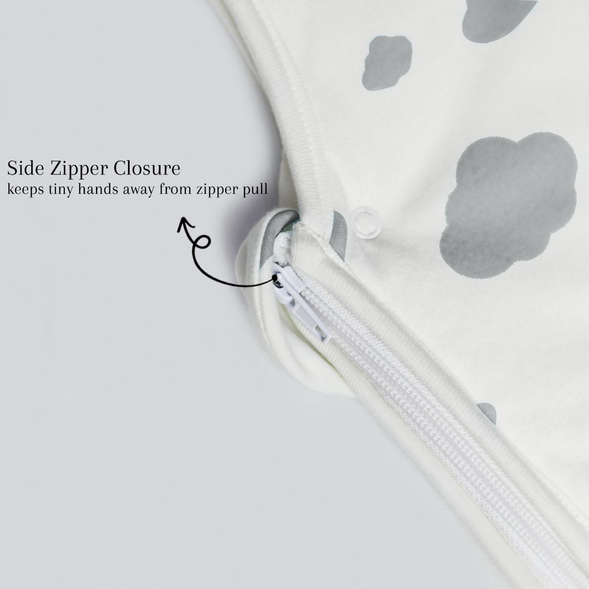 Grey Clouds Baby Sleeping Bag