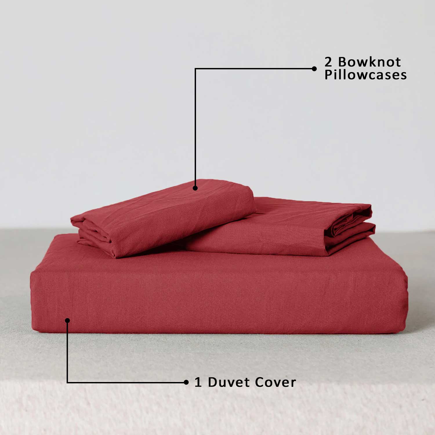 Knotted Duvet Cover Set