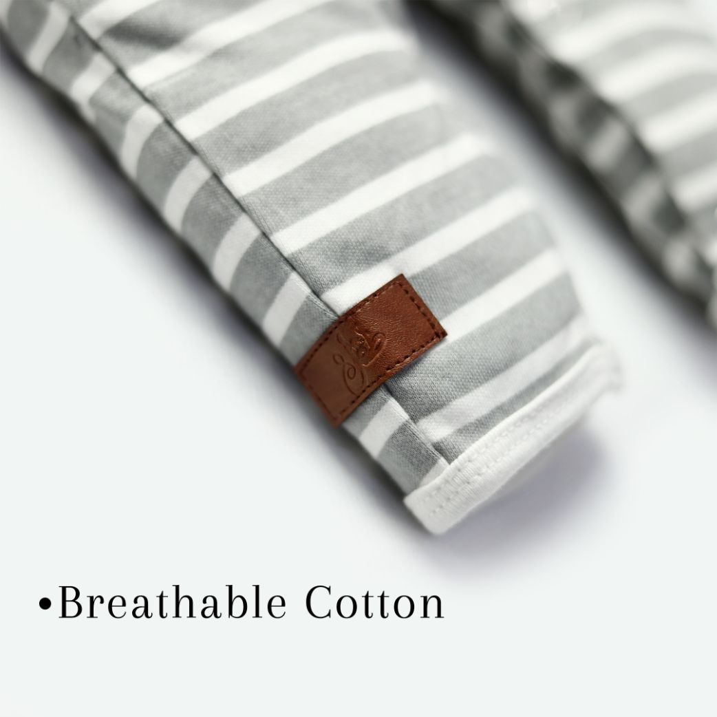 Newborn Baby Romper Bodysuit Grey (Stripes, Clouds, Stars)
