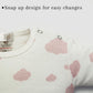 Newborn Baby Romper Bodysuit Lilac (Stripes, Clouds, Stars)