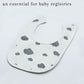 Pack of 3 Bibs Set Grey (Stripes, Clouds, Stars)
