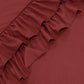 Ruffled Borders Duvet Cover Set