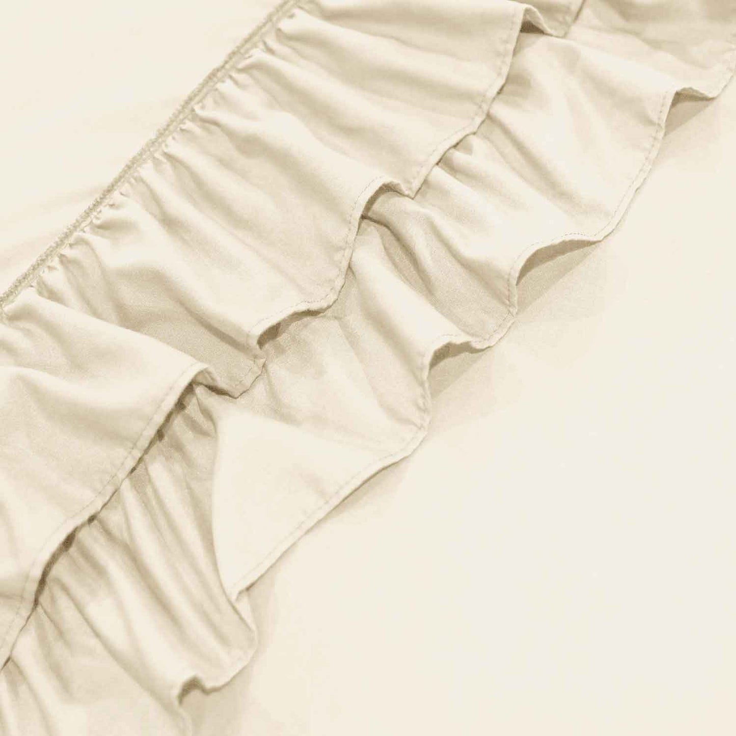 Ruffled Borders Duvet Cover Set